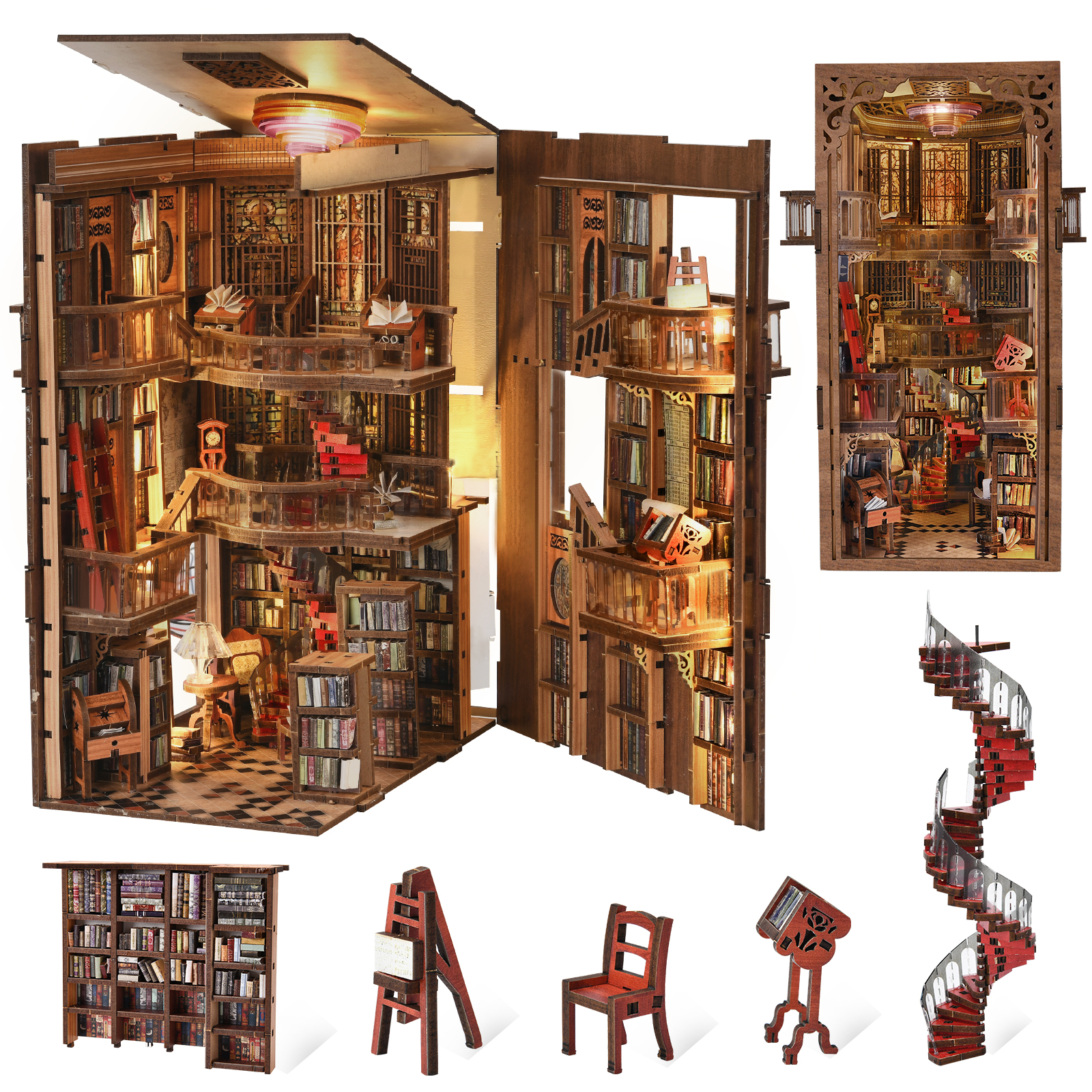  Abbey Library - Book Nook Kit