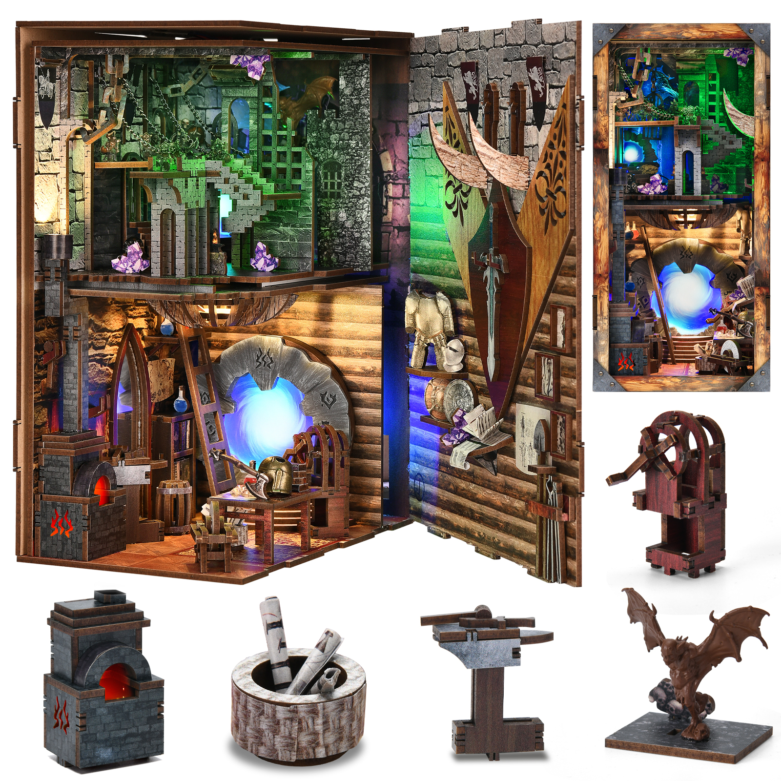 Blade and Magic-DIY Book Nook 